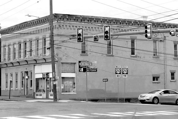 Peach Street Facade South BEFORE