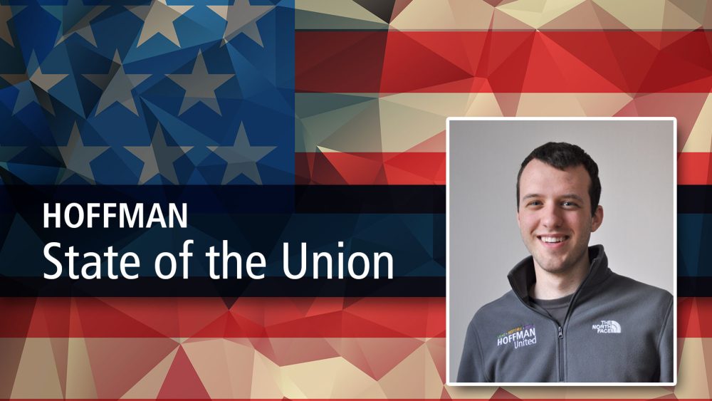 State of the Union Feature Image with Paul Hoffman and American Flag background
